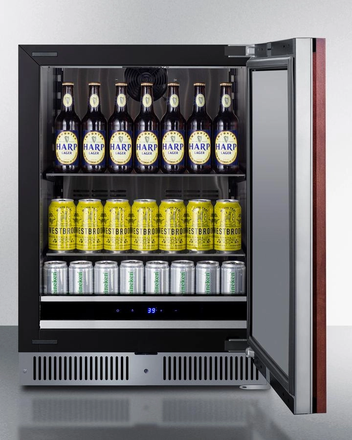 Summit SDHR2444PNR 24" Wide Built-In All-Refrigerator (Panel Not Included)