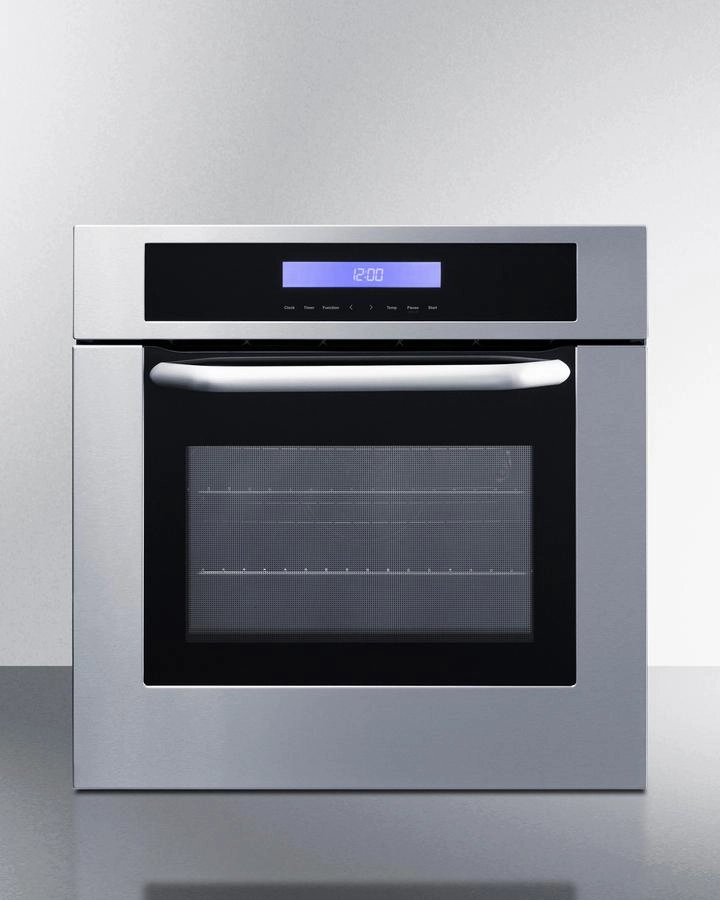 Summit SEW24SSX 24" Wide Electric Wall Oven Wall Ovens convection wall oven with steam assist