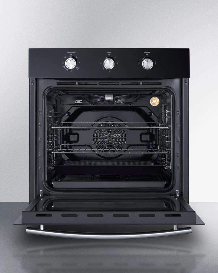 Summit SGW242BKLP 24" Wide Lp Gas Wall Oven