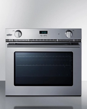 Summit SGWOGD27 27" Wide Gas Wall Oven Wall Ovens convection wall oven with steam assist