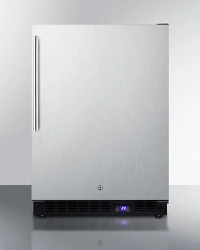 Summit SPFF51OSCSSHVIM 24" Wide Outdoor All-Freezer With Icemaker Outdoor Freezers,outdoor rated freezer