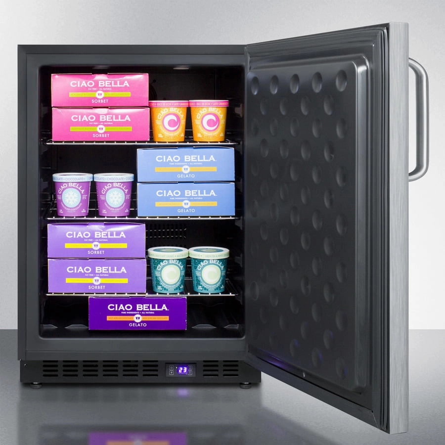 Summit SPFF51OSCSSTB 24" Wide Outdoor All-Freezer