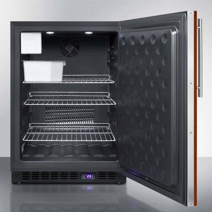Summit SPFF51OSIFIM 24" Wide Outdoor All-Freezer With Icemaker