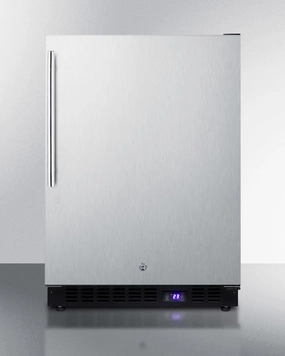 Summit SPFF51OSSSHVIM 24" Wide Outdoor All-Freezer With Icemaker Outdoor Freezers,outdoor rated freezer