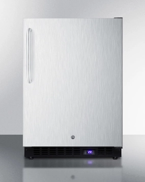 Summit SPFF51OSSSTBIM 24" Wide Outdoor All-Freezer With Icemaker Outdoor Freezers,outdoor rated freezer