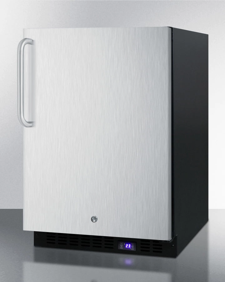 Summit SPFF51OSSSTBIM 24" Wide Outdoor All-Freezer With Icemaker