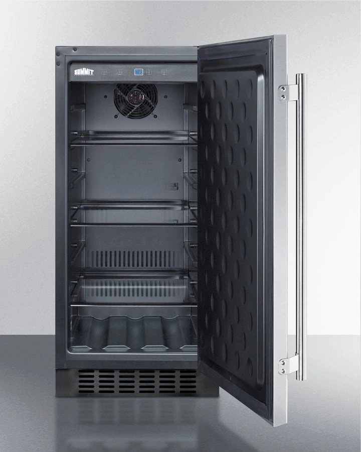 Summit SPR316OSCSS 15" Wide Outdoor All-Refrigerator