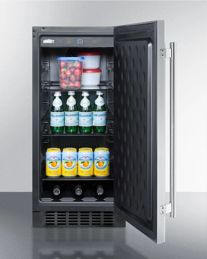 Summit SPR316OSCSS 15" Wide Outdoor All-Refrigerator