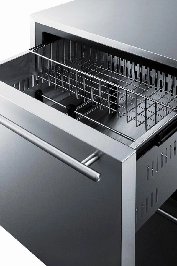 Summit SPR627OS2D 24" Wide 2-Drawer Outdoor All-Refrigerator