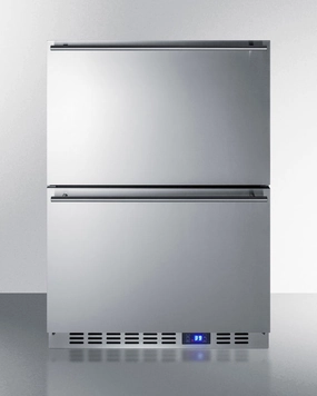 Summit SPR627OS2D 24" Wide 2-Drawer Outdoor All-Refrigerator Outdoor Refrigerators,outdoor mini fridge