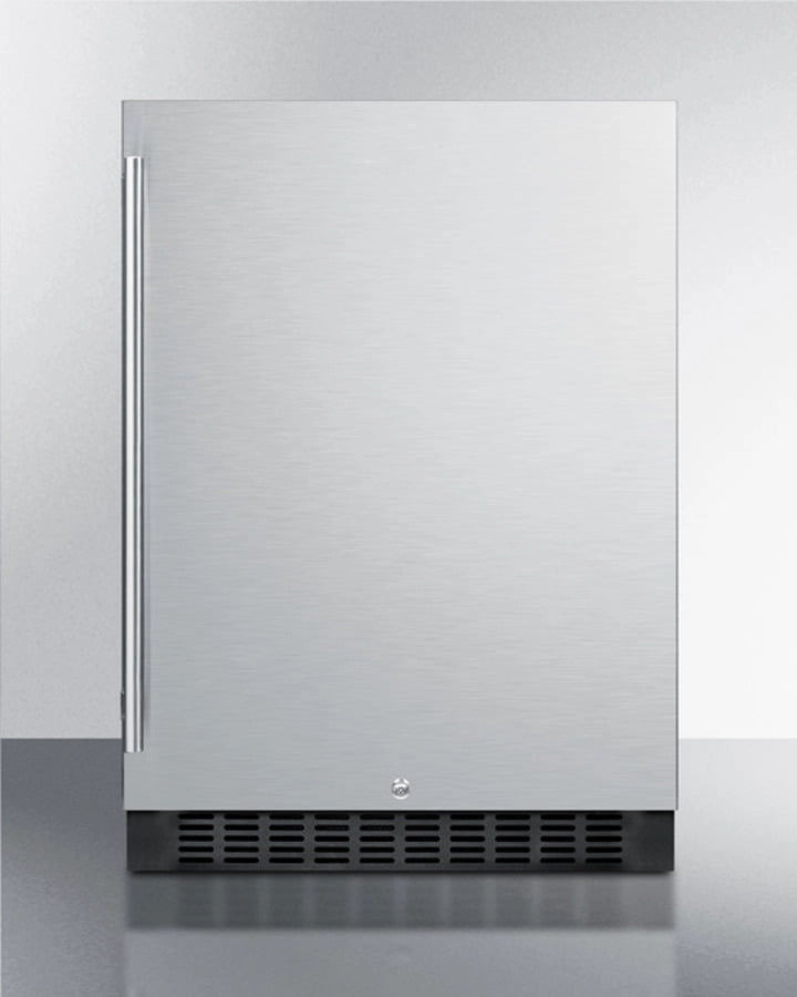 Summit SPR627OSCSS 24" Wide Outdoor All-Refrigerator Undercounter Refrigerators 24 inch undercounter fridge for kitchen
