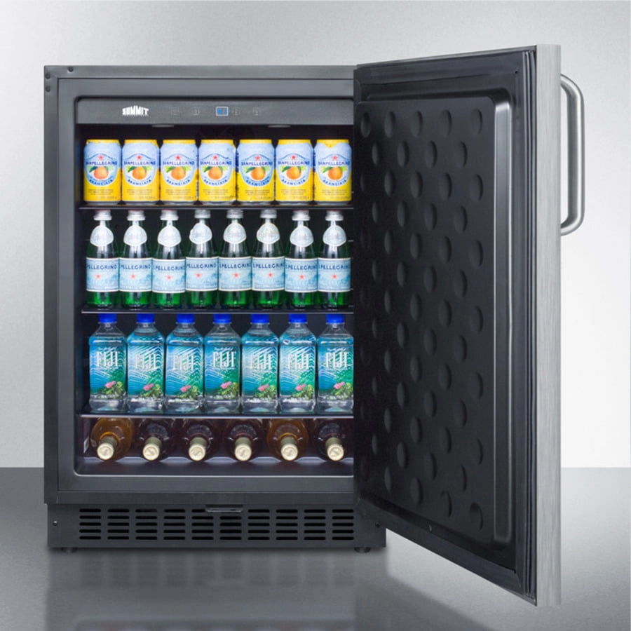 Summit SPR627OSSSTB 24" Wide Outdoor All-Refrigerator