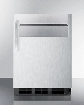 Summit SPR7BOSSTSR 24" Wide Outdoor All-Refrigerator, With Speed Rail Undercounter Refrigerators 24 inch undercounter fridge for kitchen