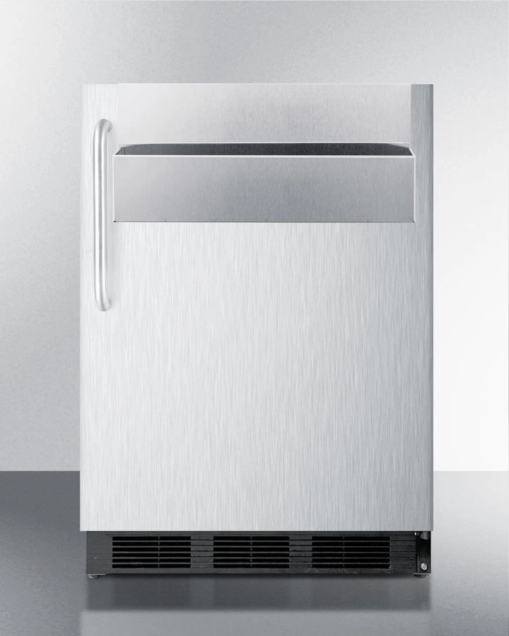 Summit SPR7BOSSTSR 24" Wide Outdoor All-Refrigerator, With Speed Rail Undercounter Refrigerators 24 inch undercounter fridge for kitchen
