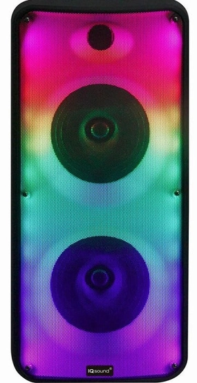 Supersonic IQ Sound FIRE BOX Wireless Bluetooth Party Speaker with Light Show & FREE! Microphone (While They Last!) Kitchen Appliances