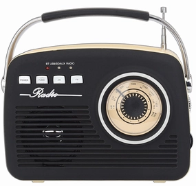 Supersonic Retro Portable Bluetooth Wireless Speaker with AM/FM (3 Colors) (On Sale!) Kitchen Appliances