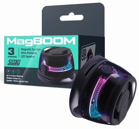 SWAY Premium Audio MagBOOM Magnetic Suction Portable Speaker   Phone Stand (On Sale!) Kitchen Appliances