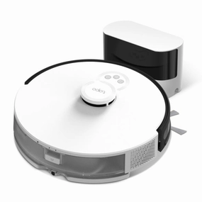 Tapo RV30, LiDAR Navigation Robot Vacuum & Mop, 45Watts ,0.4Lit, White robot vacuum, handheld vacuum