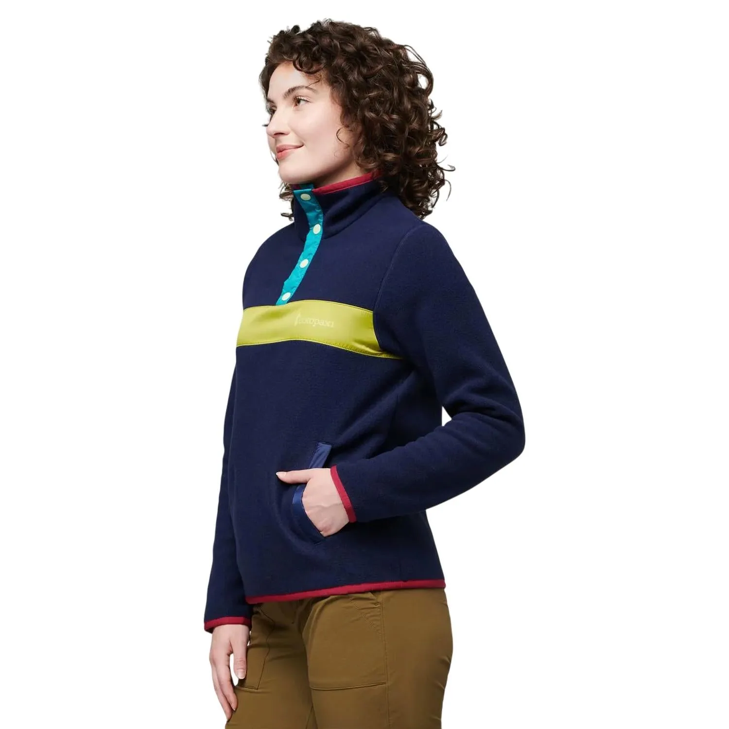 Teca Fleece Pullover Jacket In Show Time