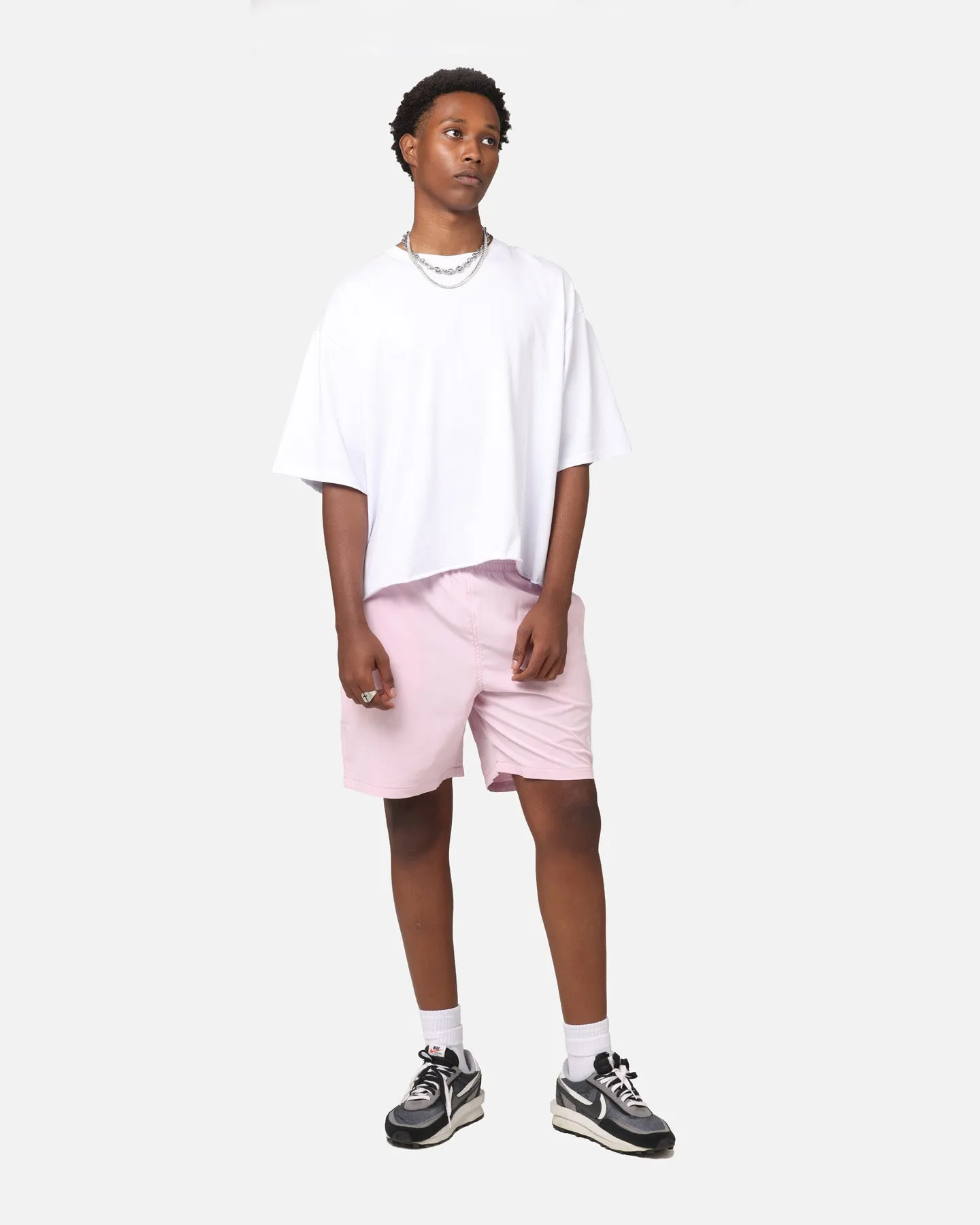 The Anti Order A Logo Shorts Dusty Pink