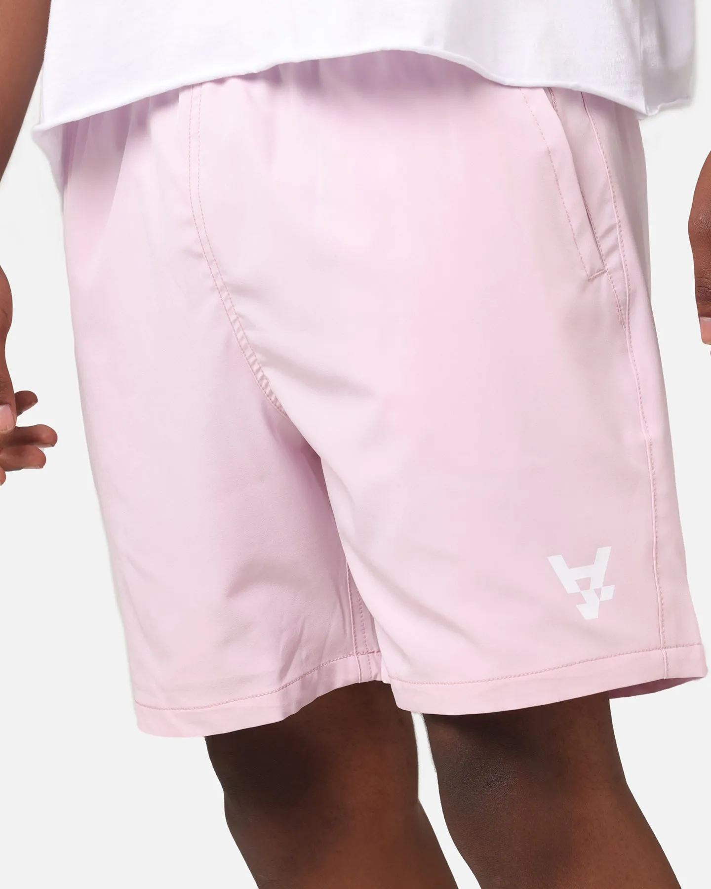The Anti Order A Logo Shorts Dusty Pink