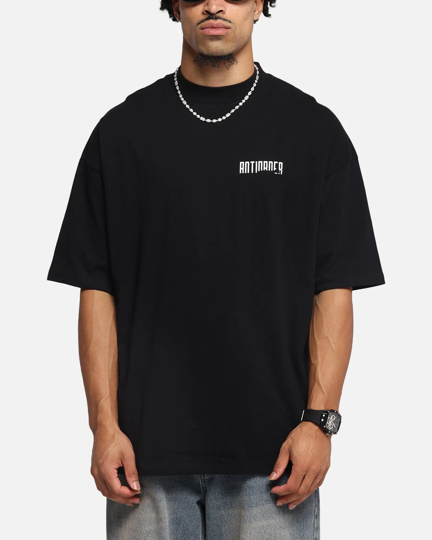 The Anti Order Ryuken Mock Neck T-Shirt Black