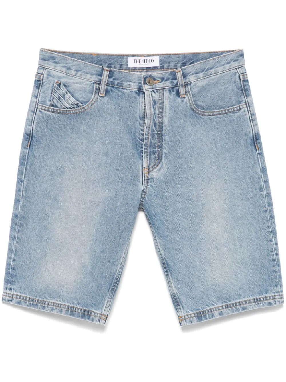 The Attico Women's Shorts Clear blue