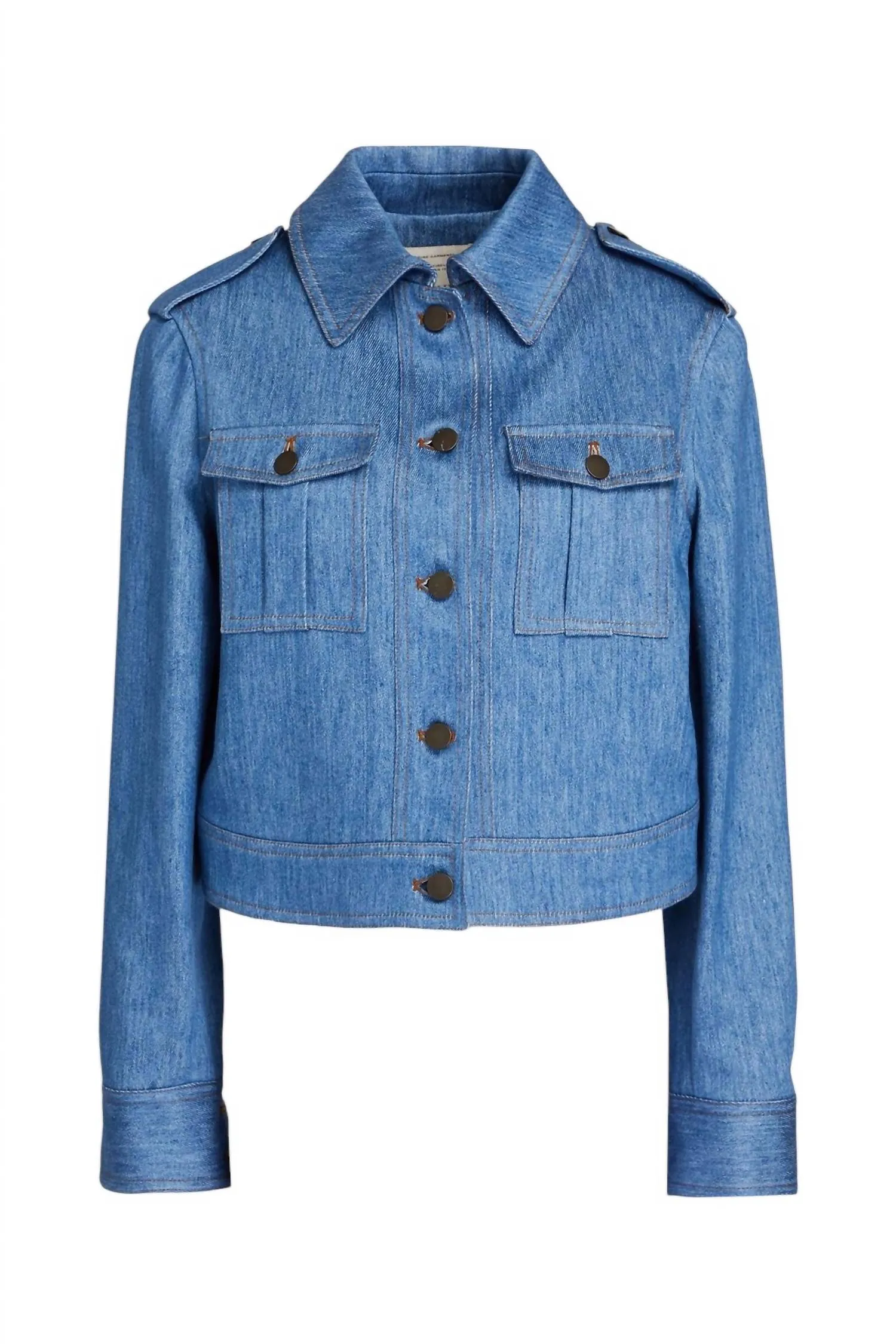 The Dianora Jacket In Blue Denim