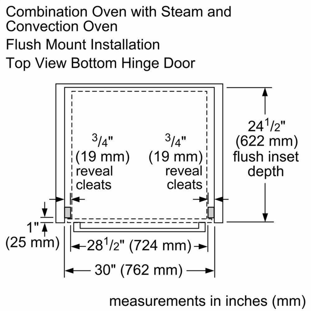 Thermador MEDS302BS Double Steam Wall Oven 30''