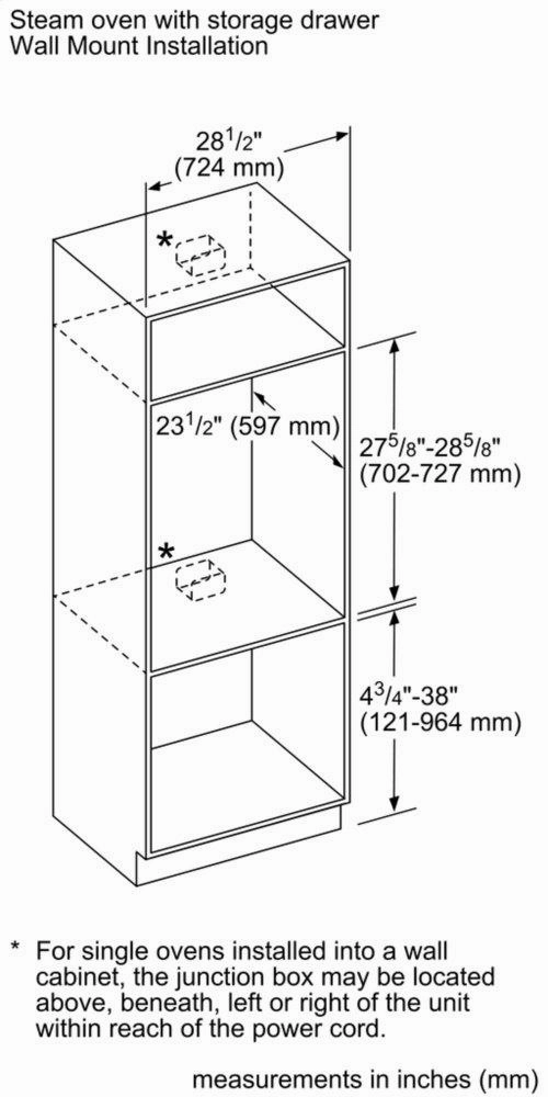 Thermador PODS301B Steam Convection 30'' Stainless Steel