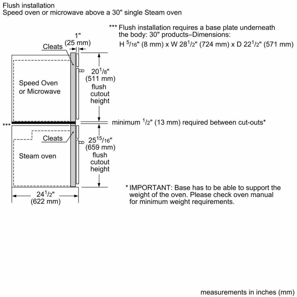 Thermador PODS301B Steam Convection 30'' Stainless Steel