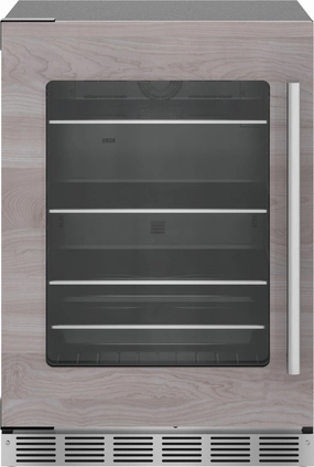 Thermador T24UR905LP Freedom? Glass Door Refrigeration 24'' Soft Close Flat Hinge T24Ur905Lp Undercounter Refrigerators 24 inch undercounter fridge for kitchen
