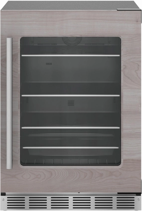 Thermador T24UR905RP Freedom? Glass Door Refrigeration 24'' Soft Close Flat Hinge T24Ur905Rp Undercounter Refrigerators 24 inch undercounter fridge for kitchen