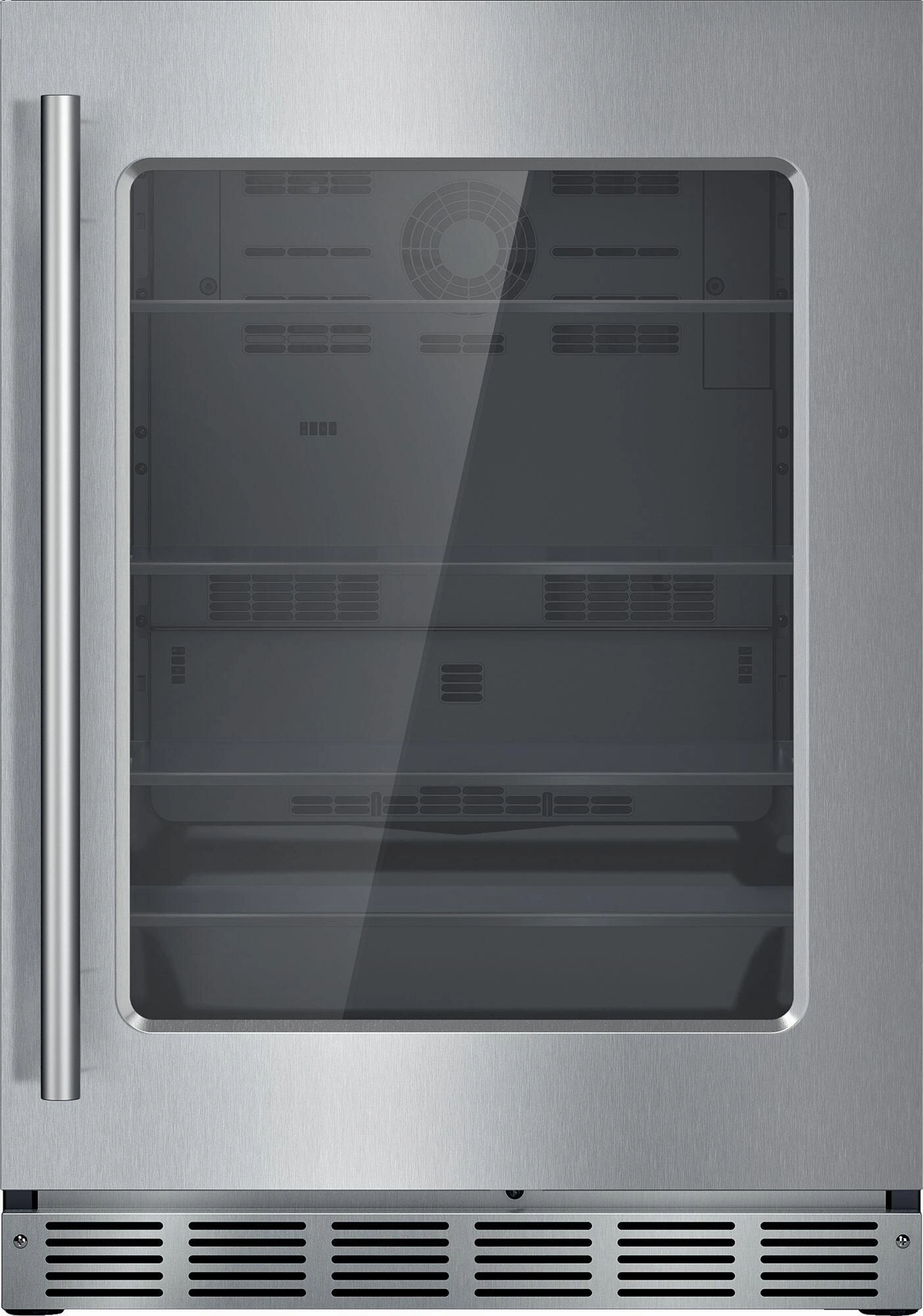 Thermador T24UR915RS Freedom? Glass Door Refrigeration 24'' Professional Soft Close Flat Hinge T24Ur915Rs Undercounter Refrigerators 24 inch undercounter fridge for kitchen