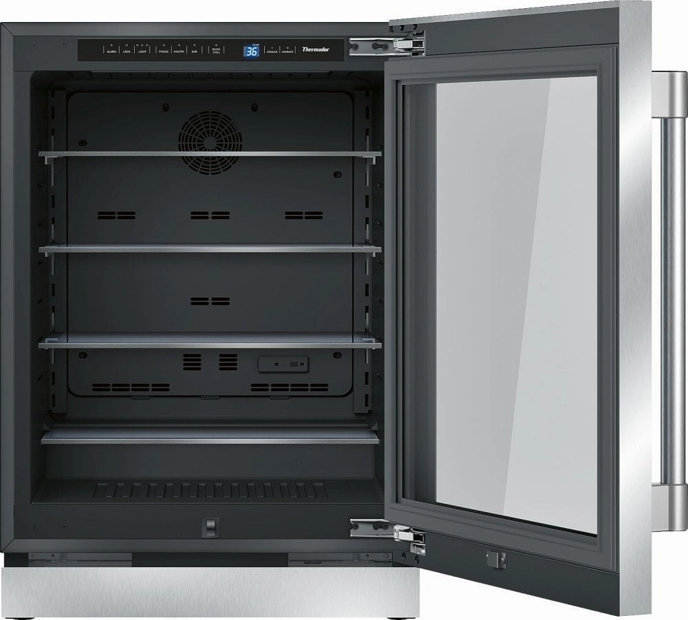 Thermador T24UR920RS 24-Inch Under-Counter Glass Door Refrigerator