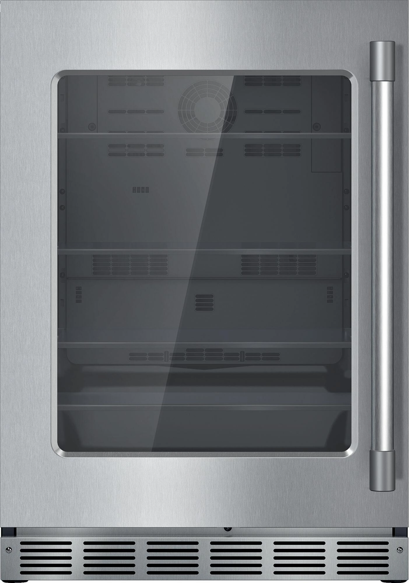 Thermador T24UR925LS Freedom? Glass Door Refrigeration 24'' Professional Soft Close Flat Hinge T24Ur925Ls Undercounter Refrigerators 24 inch undercounter fridge for kitchen