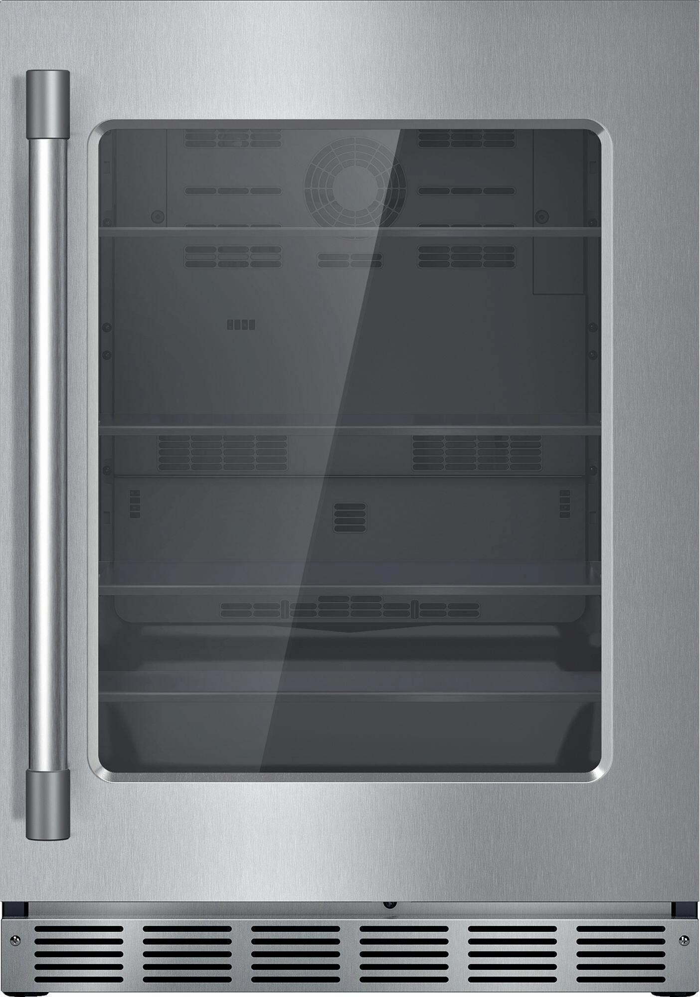 Thermador T24UR925RS Freedom? Glass Door Refrigeration 24'' Professional Soft Close Flat Hinge T24Ur925Rs Undercounter Refrigerators 24 inch undercounter fridge for kitchen