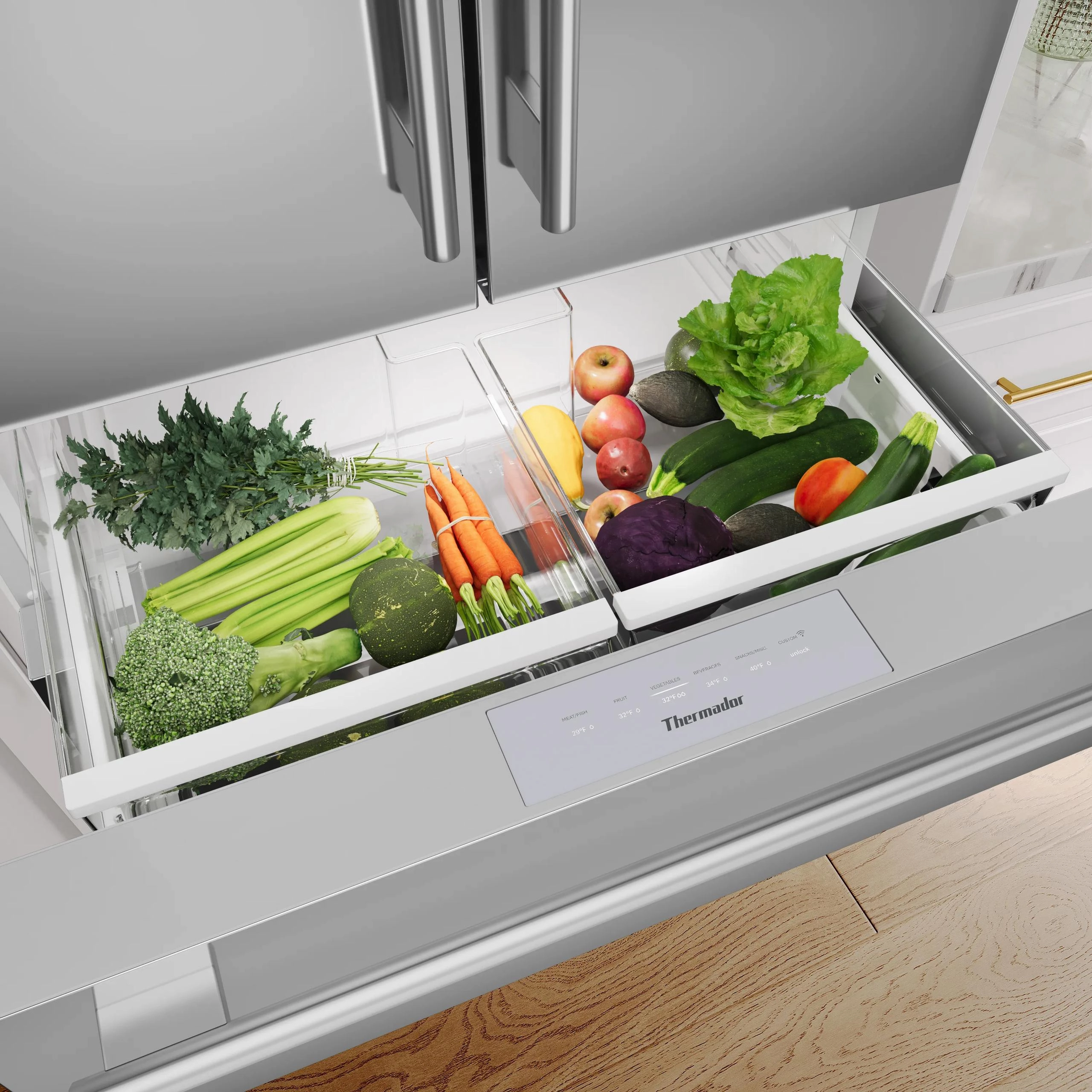 Thermador T36FL810NS Masterpiece? Freestanding French Door Bottom Mount Refrigerator 36'' Masterpiece? Stainless Steel