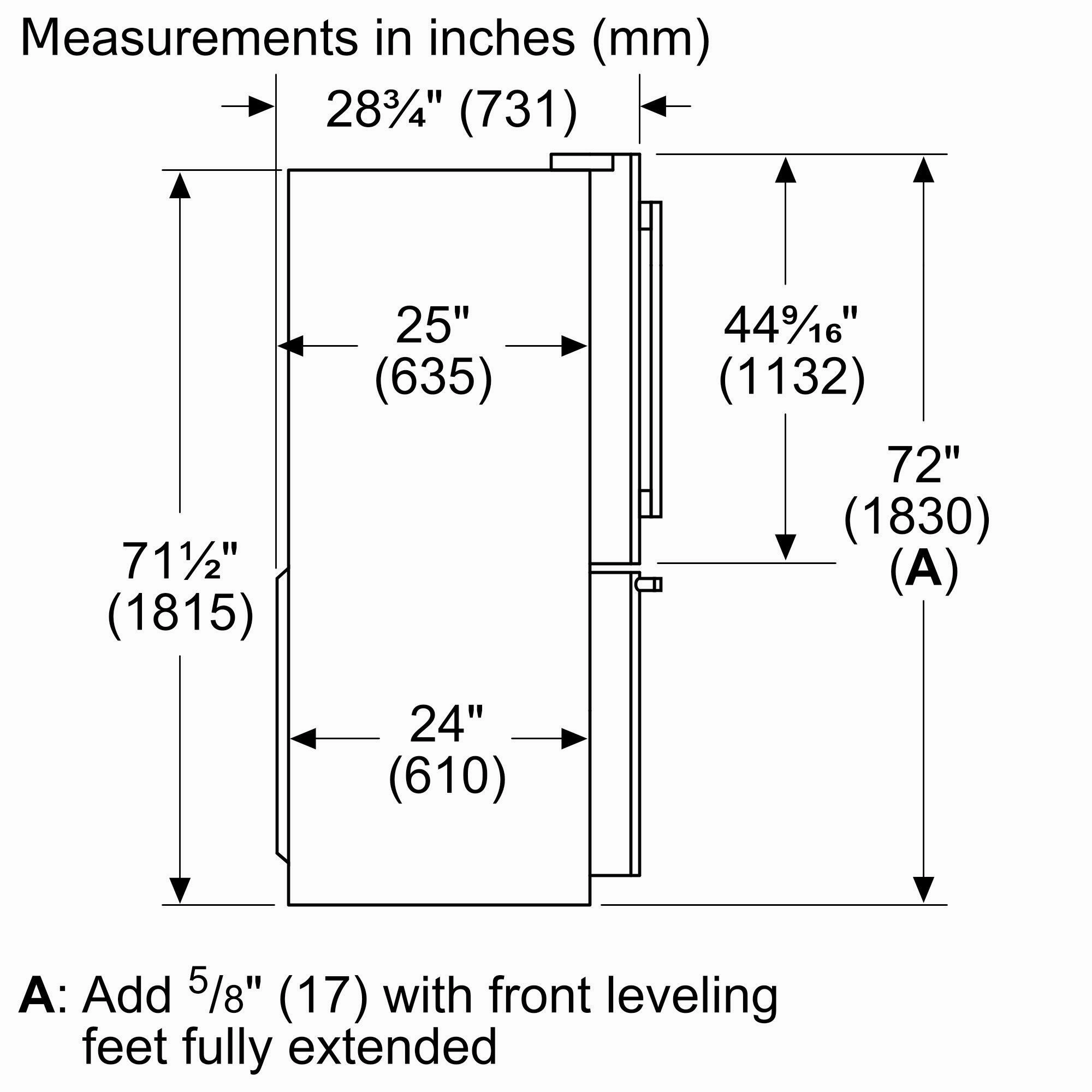 Thermador T36FT820NS Freedom? French Door Bottom Mount Refrigerator 36'' Professional Stainless Steel T36Ft820Ns