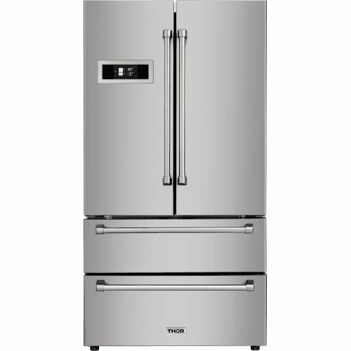 Thor Kitchen HRF3601F Stainless Steel French Door Refrigerator Freestanding Refrigerators freestanding fridge freezer combo