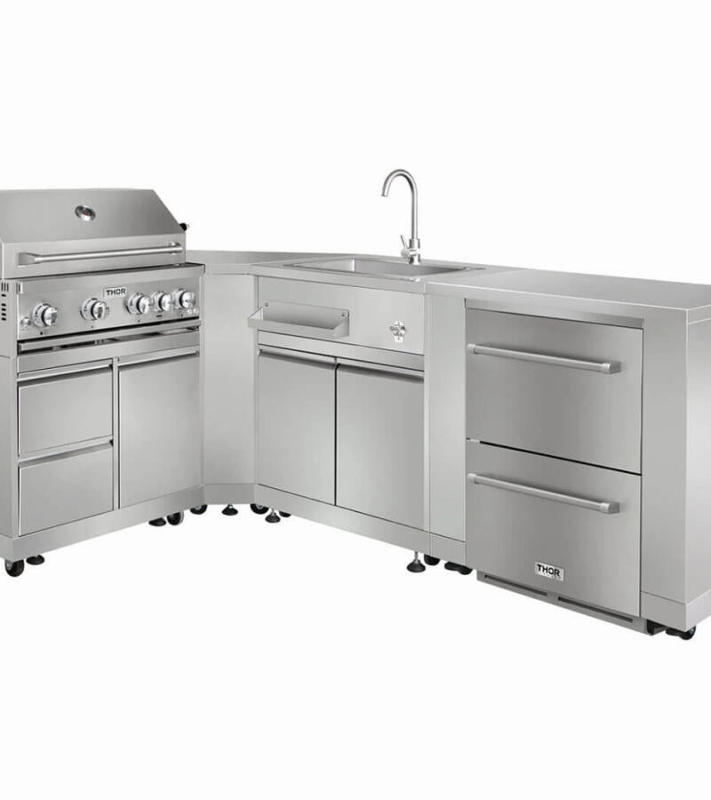 Thor Kitchen MK01SS304 Outdoor Kitchen Sink Cabinet In Stainless Steel