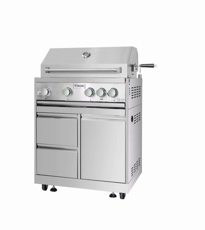 Thor Kitchen MK03SS304 Outdoor Kitchen Bbq Grill Cabinet In Stainless Steel