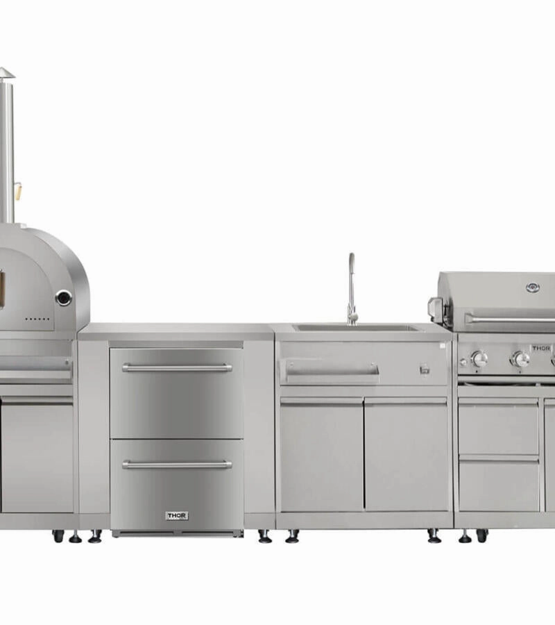 Thor Kitchen MK03SS304 Outdoor Kitchen Bbq Grill Cabinet In Stainless Steel