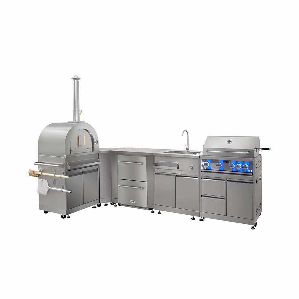 Thor Kitchen MK06SS304 Outdoor Kitchen Corner Cabinet In Stainless Steel