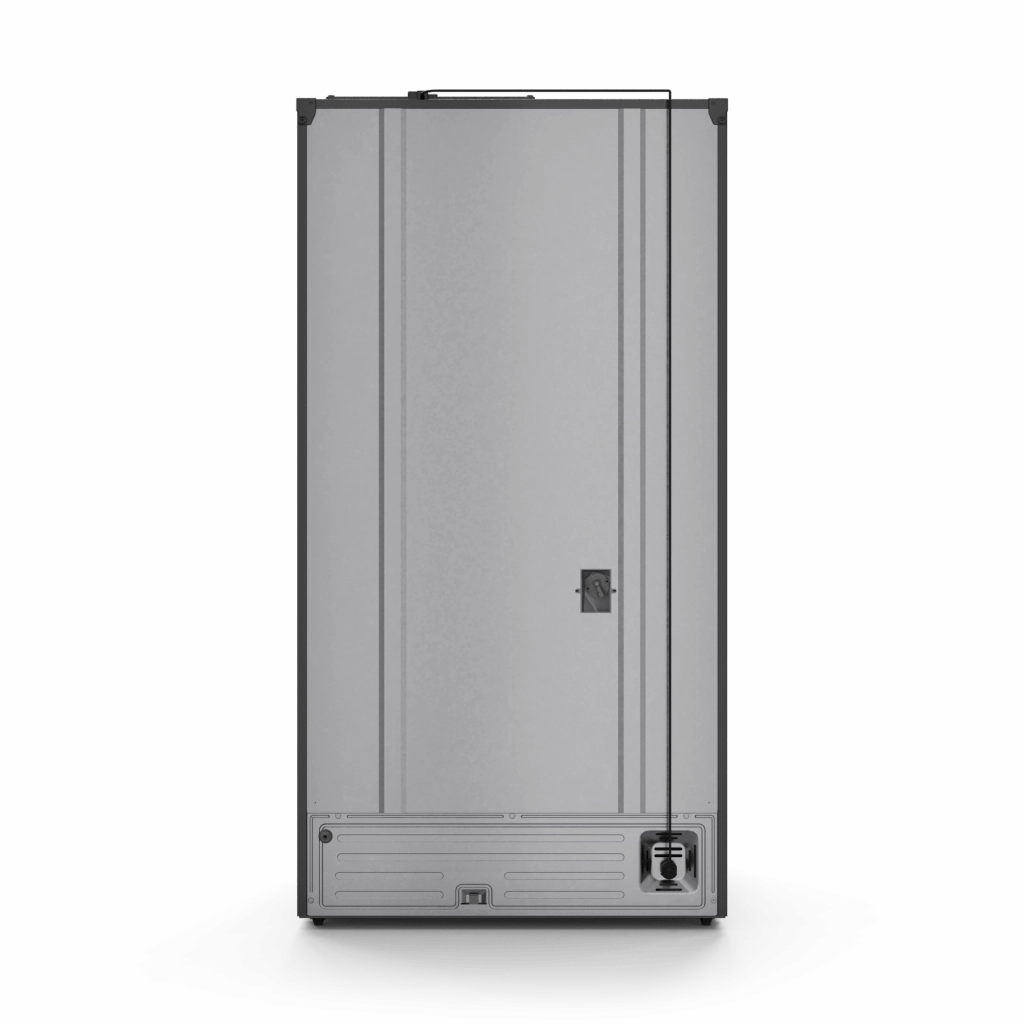 Thor Kitchen RF3621CTD00BLU 36 Inch 20.3 Cu Ft French Door Counter Depth Refrigerator With Ice Maker In Black/Navy Blue Gordon Ramsay Series - Rf3621Ctd00-Blu