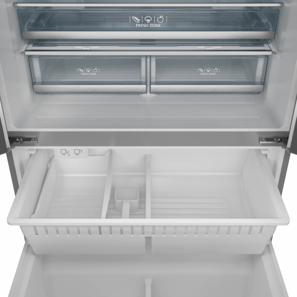 Thor Kitchen RF3621CTD99BLU 36 Inch 20.3 Cu Ft French Door Counter Depth Refrigerator With Ice Maker In Stainless Steel/Navy Blue Gordon Ramsay Series - Rf3621Ctd99-Blu
