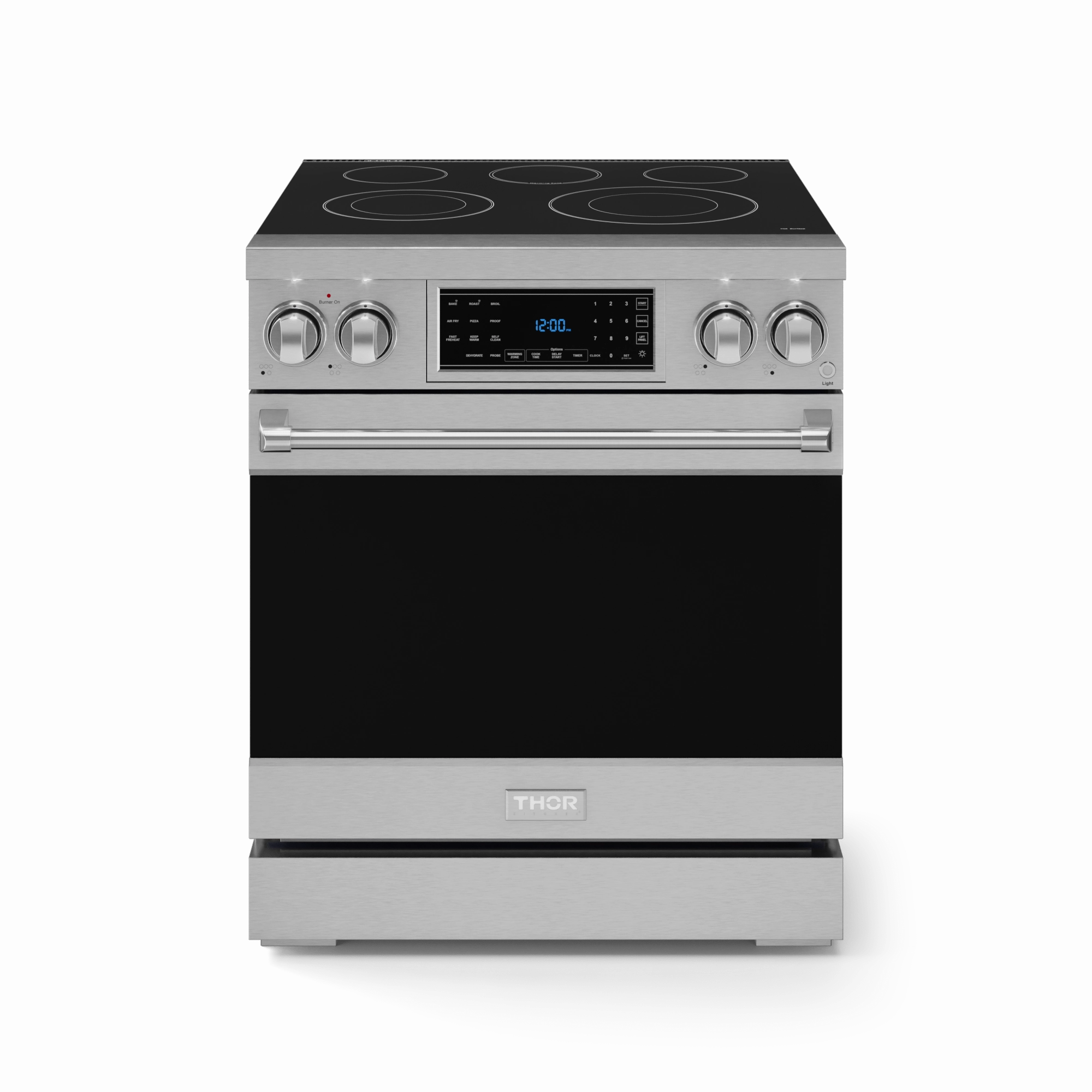 Thor Kitchen RSE30 30 Inch Professional Electric Range With Tilt Panel Touch Control In Stainless Steel Gordon Ramsay Series - Rse30 Freestanding Ranges freestanding dual fuel range 30 inch