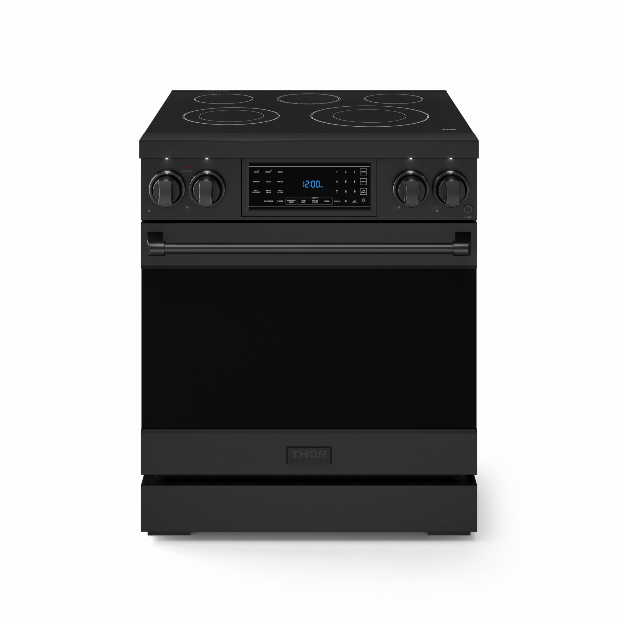 Thor Kitchen RSE30B 30 Inch Professional Electric Range With Tilt Panel Touch Control In Black Gordon Ramsay Series - Rse30B Freestanding Ranges freestanding dual fuel range 30 inch