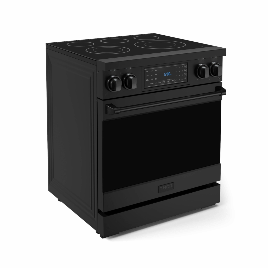Thor Kitchen RSE30B 30 Inch Professional Electric Range With Tilt Panel Touch Control In Black Gordon Ramsay Series - Rse30B