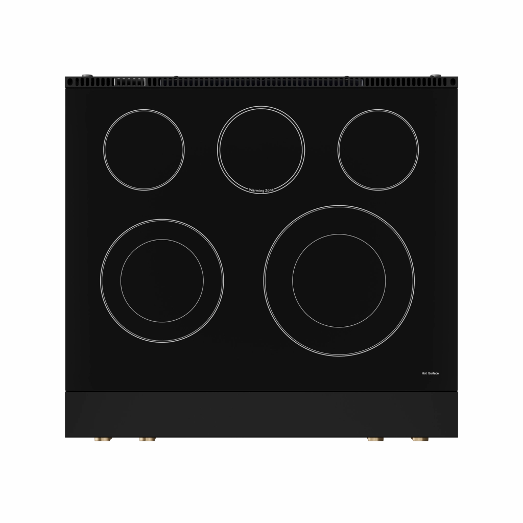 Thor Kitchen RSE30BBRZ 30 Inch Professional Electric Range With Tilt Panel Touch Control In Black/Bronze Gordon Ramsay Series - Rse30B-Brz